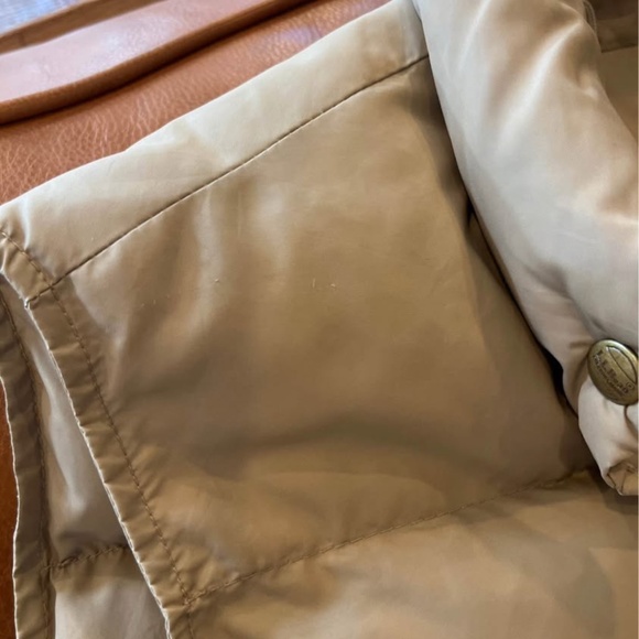 L.L.Bean 100% Goose Down Puffer Vest – Beige - Picture 4 of 4